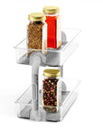 Madesmart 2 Tier Freestanding Spice Rack Grey - KITCHEN - Spice Racks - Soko and Co