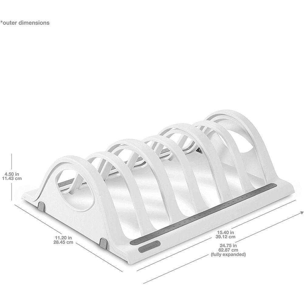 Madesmart Expandable Bakeware Organiser White - KITCHEN - Shelves and Racks - Soko and Co