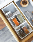 Madesmart Grip Base In Drawer Spice Rack White - KITCHEN - Spice Racks - Soko and Co