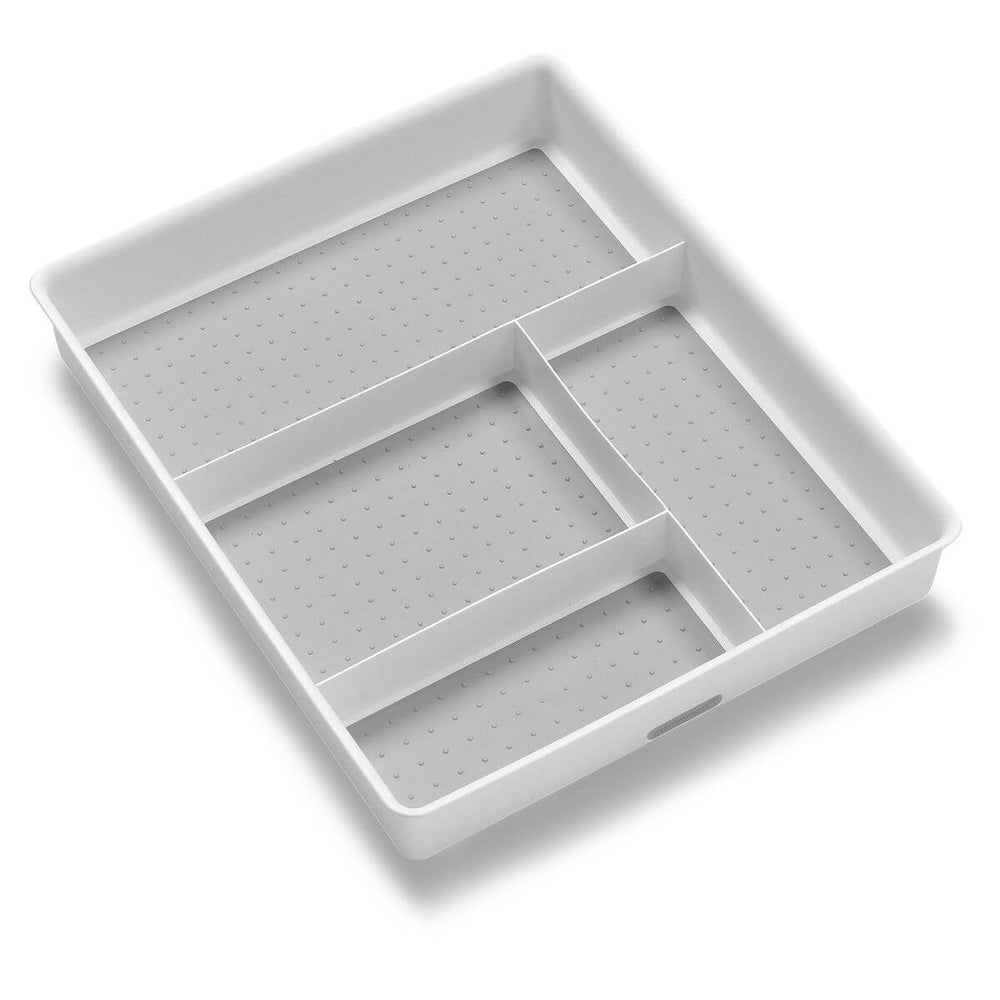 Madesmart Grip Base Junk Drawer Organiser White - KITCHEN - Cutlery Trays - Soko and Co