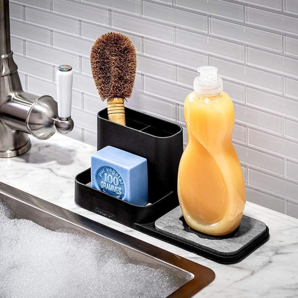 Madesmart Sink Caddy Gris Véritables trous de ventilation favorisent le Madesmart Sink Caddy Gris Véritables trous de ventilation favorisent le