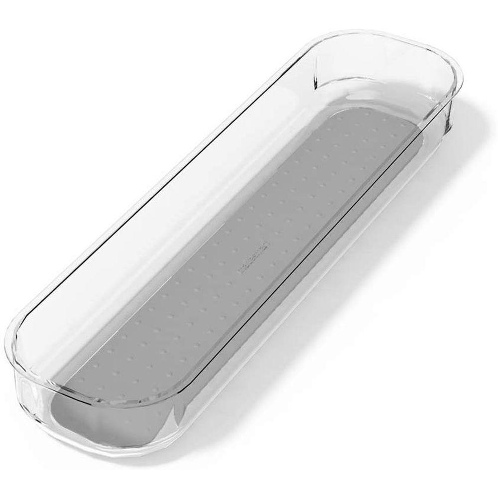Madesmart Large Slim Grip Base Drawer Organiser Clear - KITCHEN - Cutlery Trays - Soko and Co