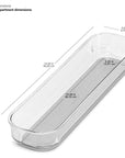 Madesmart Large Slim Grip Base Drawer Organiser Clear - KITCHEN - Cutlery Trays - Soko and Co