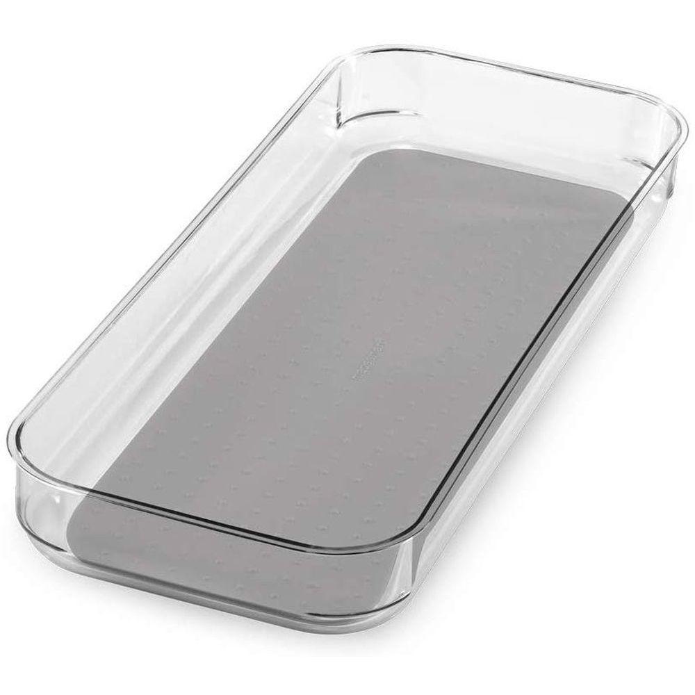Madesmart Large Wide Grip Base Drawer Organiser Clear - KITCHEN - Cutlery Trays - Soko and Co