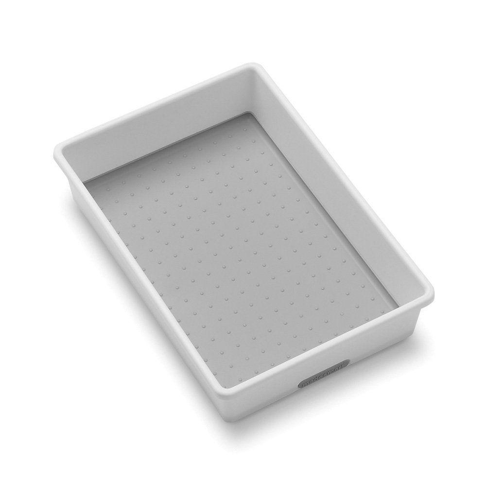 Madesmart Medium Grip Base Drawer Organiser White - KITCHEN - Cutlery Trays - Soko and Co