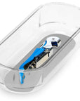 Madesmart Medium Slim Grip Base Drawer Organiser Clear - KITCHEN - Cutlery Trays - Soko and Co
