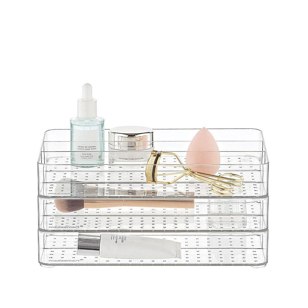 Madesmart Stackable Clear Tray - BATHROOM - Makeup Storage - Soko and Co