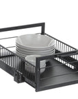 Medium Pull Out Pantry Drawer Black - KITCHEN - Shelves and Racks - Soko and Co