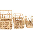 Newport Large Rectangular Hyacinth Storage Basket - HOME STORAGE - Baskets and Totes - Soko and Co