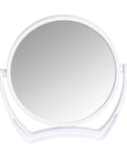 Noale 5x Folding Handheld Makeup Mirror White - BATHROOM - Mirrors - Soko and Co