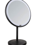 Onno 5x LED Pedestal Makeup Mirror Matte Black - BATHROOM - Mirrors - Soko and Co