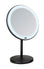 Onno 5x LED Pedestal Makeup Mirror Matte Black - BATHROOM - Mirrors - Soko and Co