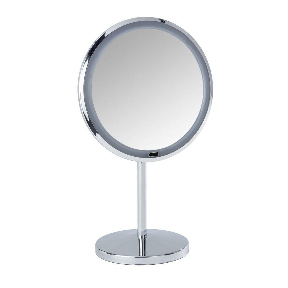 Onno 5x LED Pedestal Makeup Mirror - BATHROOM - Mirrors - Soko and Co