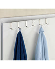 Over Door Hooks 6 Pack Stainless Steel - WARDROBE - Over the Door Hooks - Soko and Co