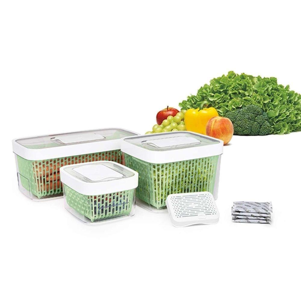 OXO 4L GreenSaver Fridge Storage Container - KITCHEN - Fridge and Produce - Soko and Co