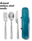 OXO Prep & Go Stainless Steel Cutlery Set - KITCHEN - Reusable Cutlery - Soko and Co