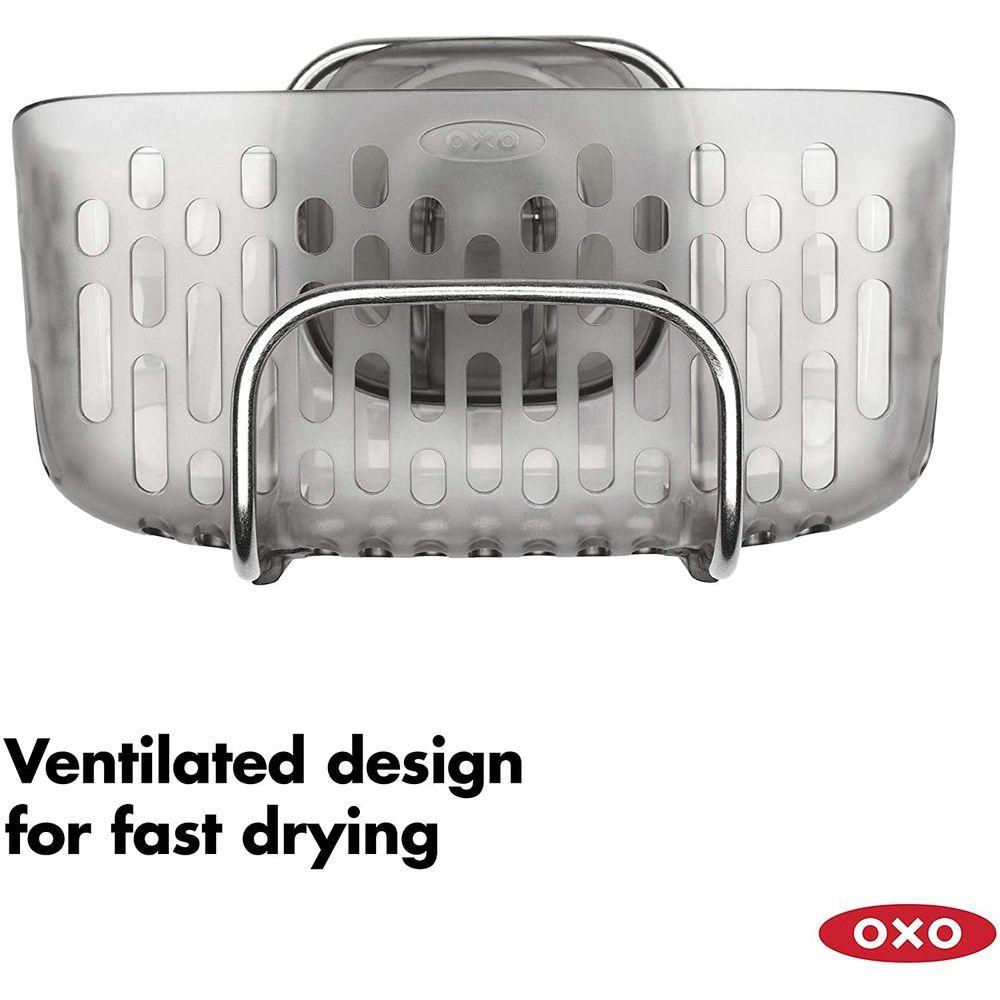 OXO StrongHold Suction Sink Caddy Stainless Steel - KITCHEN - Sink - Soko and Co