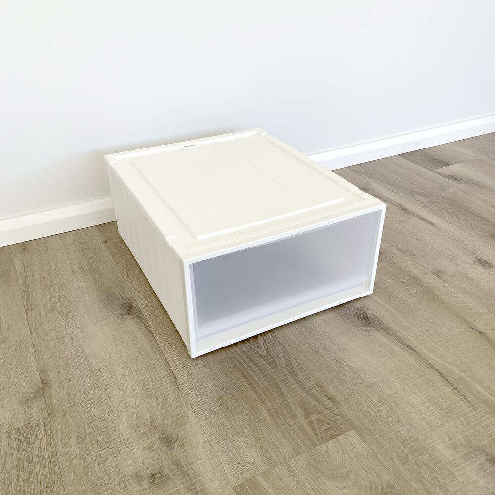 Paula 20L Stackable Storage Drawer White | Soko & Co