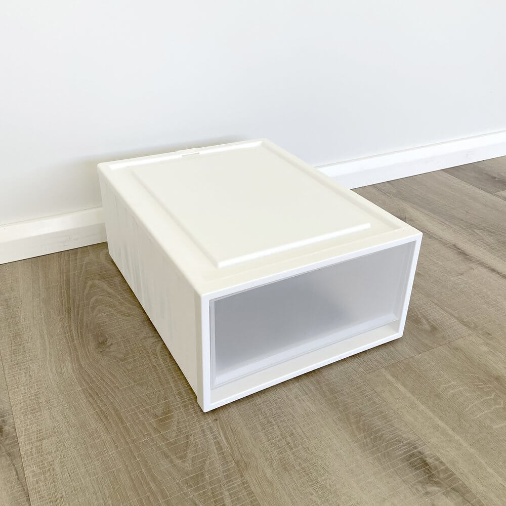 Paula 25L Stackable Storage Drawer White | Soko & Co
