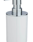Posa 4 Piece Bathroom Accessories Set White & Chrome - BATHROOM - Bathroom Accessory Sets - Soko and Co