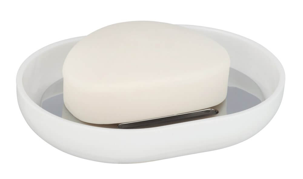 Posa 4 Piece Bathroom Accessories Set White & Chrome - BATHROOM - Bathroom Accessory Sets - Soko and Co