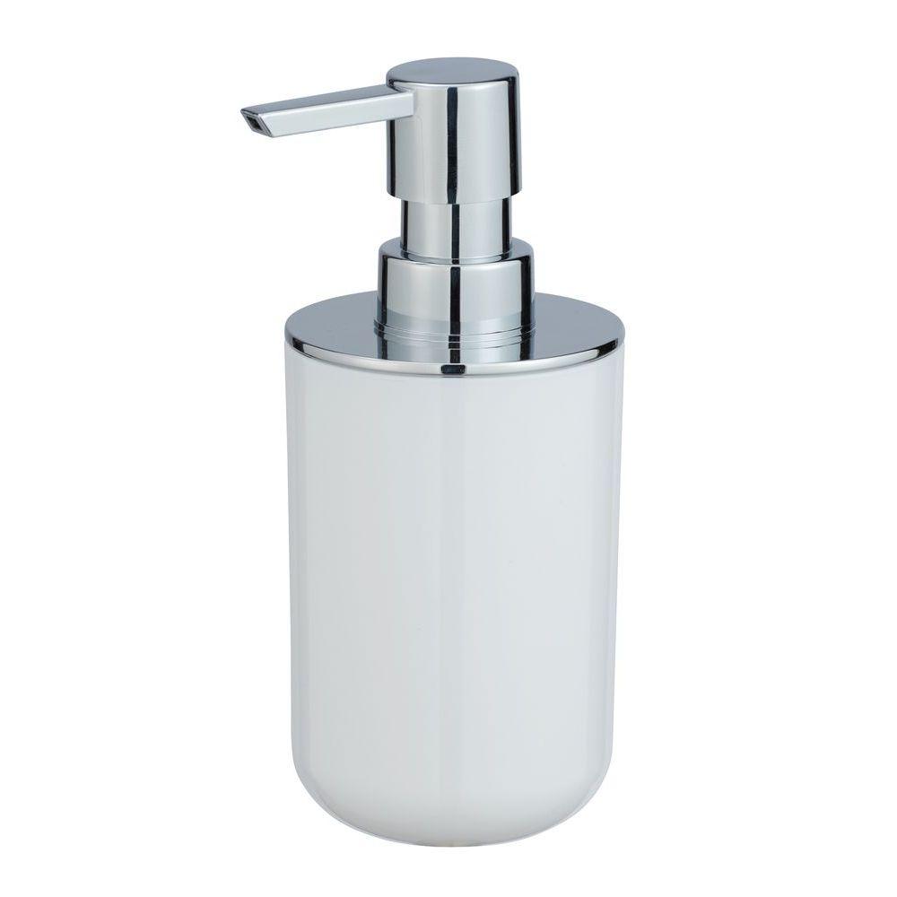 Posa Soap Dispenser White &amp; Chrome - BATHROOM - Soap Dispensers and Trays - Soko and Co