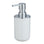 Posa Soap Dispenser White & Chrome - BATHROOM - Soap Dispensers and Trays - Soko and Co