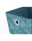 Rectangular Storage Tote Botanical Blue - HOME STORAGE - Baskets and Totes - Soko and Co