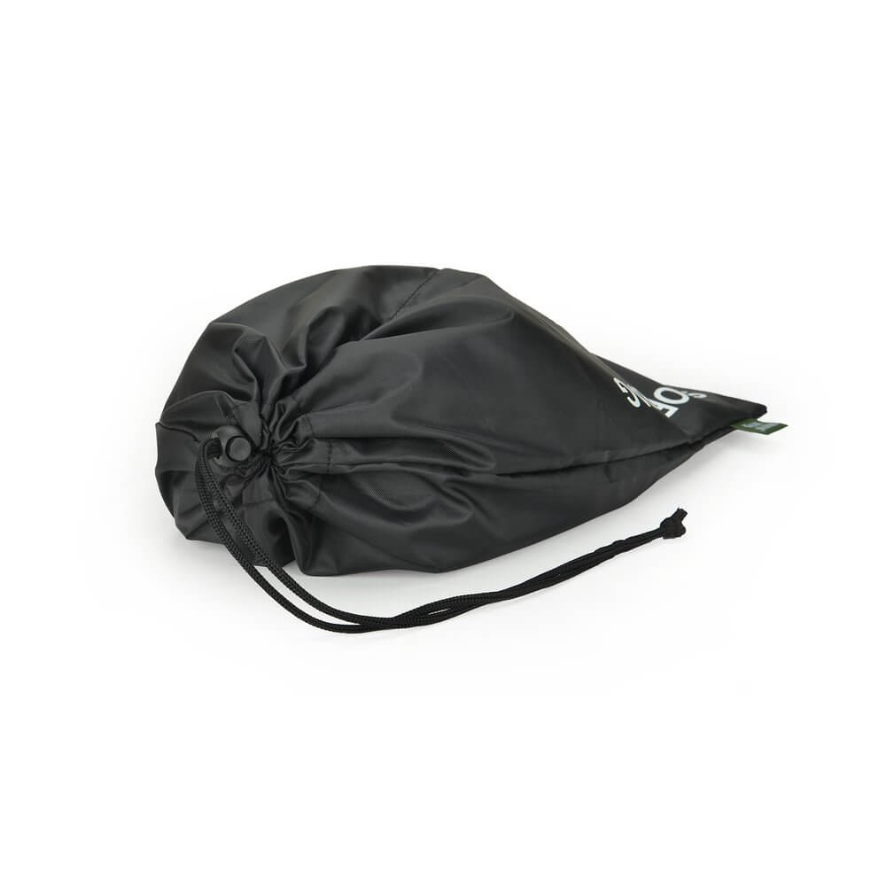 Recycled Travel Shoe Bags 2 Pack Black