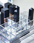 Sarah Tanno by iDesign 18 Compartment Lipstick Organiser Clear - BATHROOM - Makeup Storage - Soko and Co