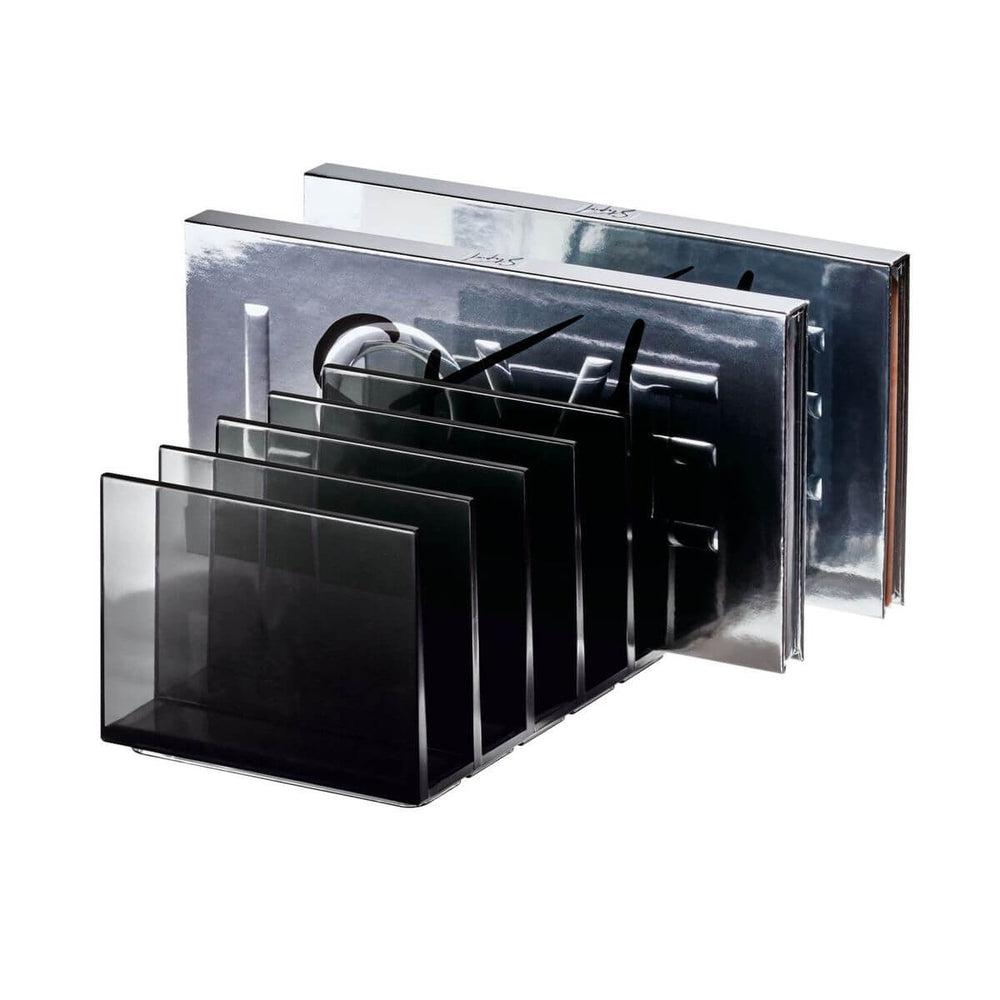 Sarah Tanno by iDesign 7 Compartment Palette Organiser Smoke - BATHROOM - Makeup Storage - Soko and Co