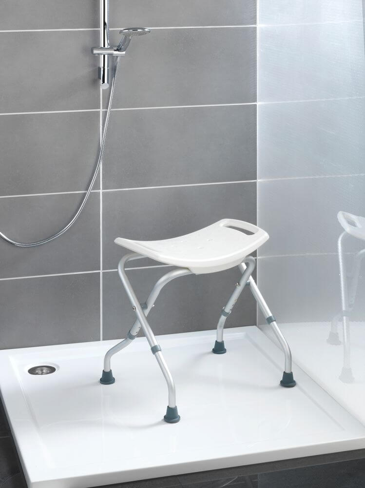 Portable folding shower online stool