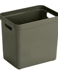 Sigma Home 25L Storage Box Olive - HOME STORAGE - Plastic Boxes - Soko and Co