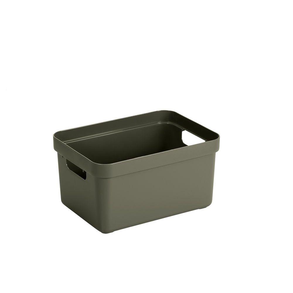 Sigma Home 5L Storage Box Olive - HOME STORAGE - Plastic Boxes - Soko and Co