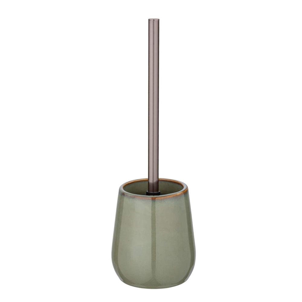 Sirmione Ceramic Toilet Brush Reactive Green - BATHROOM - Toilet Brushes - Soko and Co