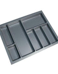 Sky 7 Compartment Custom Fit Cutlery Tray Grey - KITCHEN - Cutlery Trays - Soko and Co