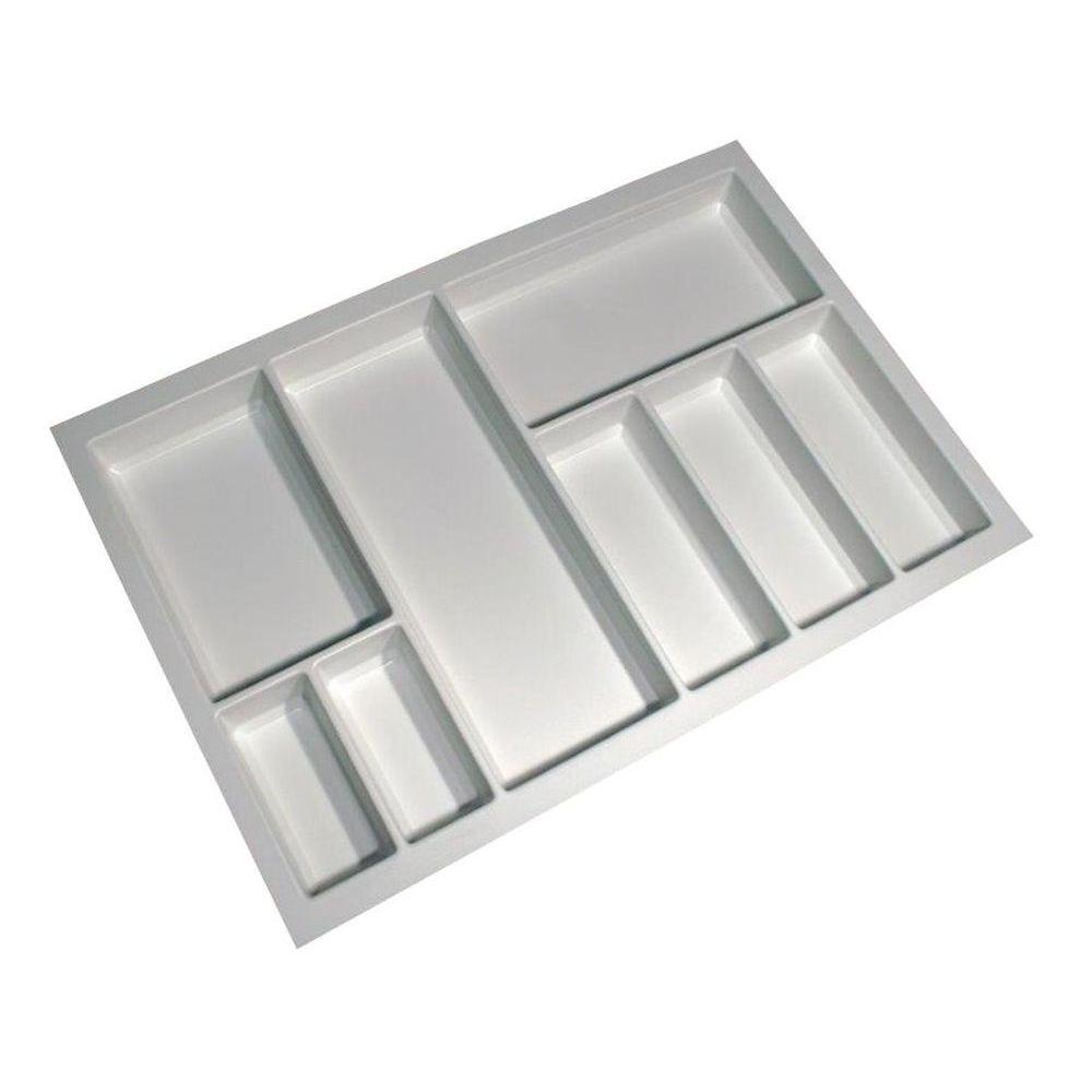Sky 8 Compartment Custom Fit Cutlery Tray White - KITCHEN - Cutlery Trays - Soko and Co
