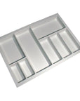 Sky 8 Compartment Custom Fit Cutlery Tray White - KITCHEN - Cutlery Trays - Soko and Co