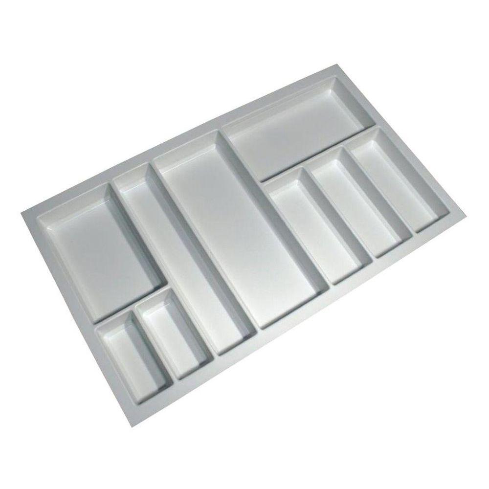 Sky 9 Compartment Custom Fit Cutlery Tray White - KITCHEN - Cutlery Trays - Soko and Co