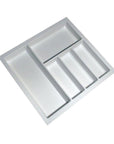 Sky Wide 5 Compartment Custom Fit Cutlery Tray White - KITCHEN - Cutlery Trays - Soko and Co