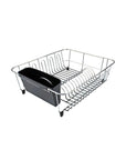 Small Chrome Plated Dish Rack Black - KITCHEN - Dish Racks and Mats - Soko and Co