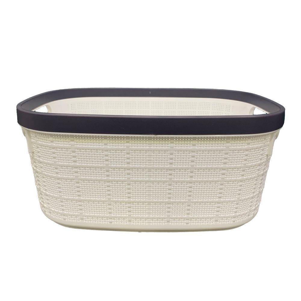 Soko Store Linen Style Storage Basket Small - HOME STORAGE - Plastic Boxes - Soko and Co