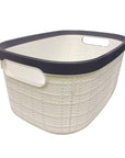 Soko Store Linen Style Storage Basket Small - HOME STORAGE - Plastic Boxes - Soko and Co