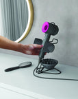 Sonic-Stand Supersonic Hair Dryer Holder Matte Black - BATHROOM - Makeup Storage - Soko and Co