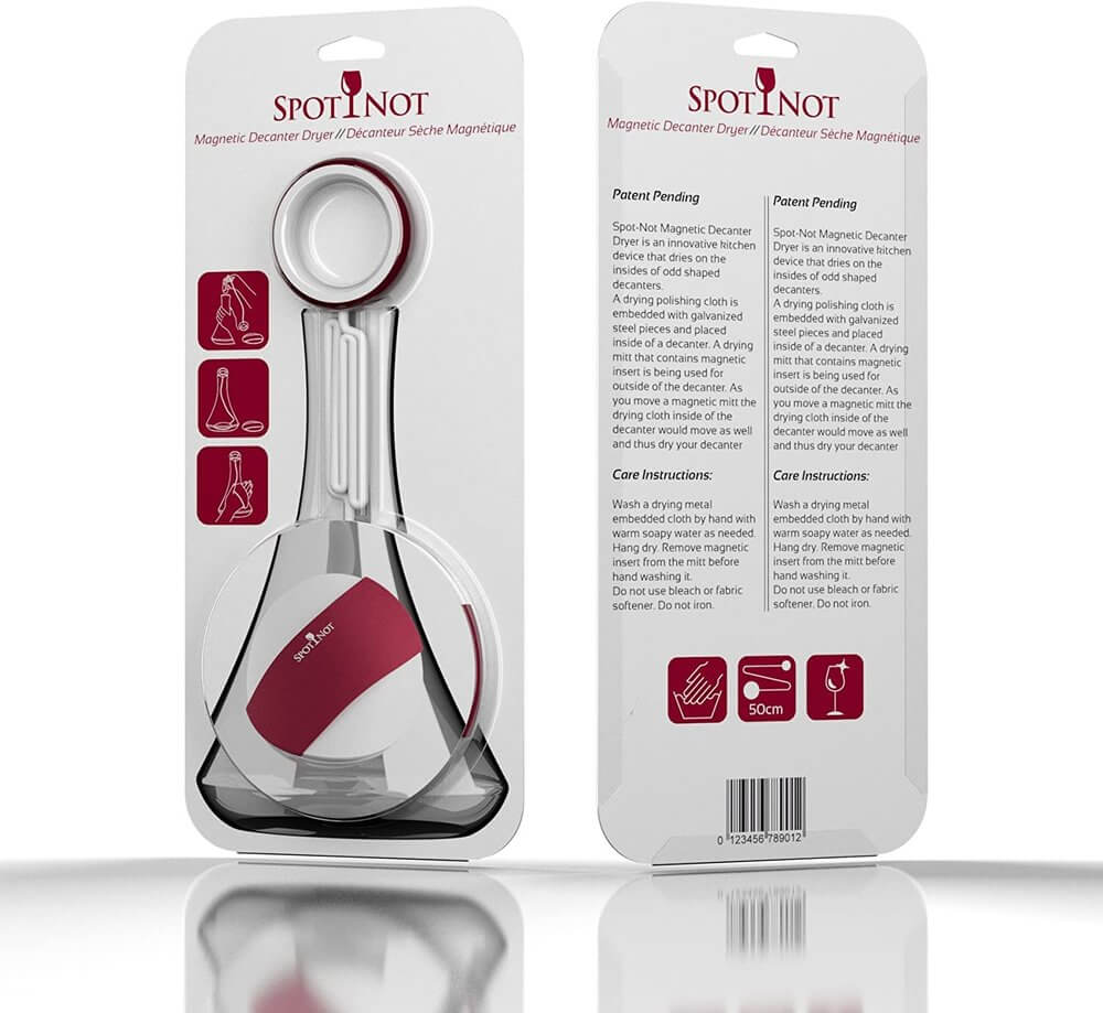 Spot Not Magnetic Wine Decanter Cleaning Cloth - WINE - Barware and Accessories - Soko and Co