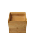 Stackable Square Bamboo Storage Box - KITCHEN - Organising Containers - Soko and Co