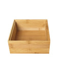Stackable Square Bamboo Storage Box - KITCHEN - Organising Containers - Soko and Co