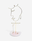 Stackers 5 Hook Face Jewellery Stand Rose Quartz - WARDROBE - Jewellery Storage - Soko and Co