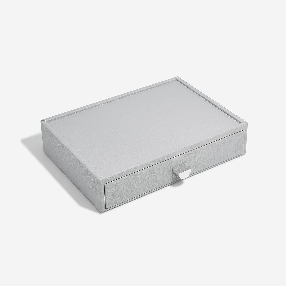 Stackers Classic 4 Compartment Jewellery Drawer Pebble Grey - WARDROBE - Jewellery Storage - Soko and Co