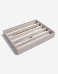 Stackers Classic 5 Compartment Jewellery Tray Taupe - WARDROBE - Jewellery Storage - Soko and Co